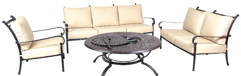 Cast Aluminum Deep Seating
