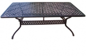 118 x 47 in. Rectangle Weave Table