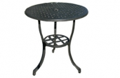 27 in. Round Weave Dining Table