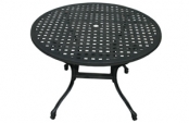 42 in. Round Weave Dining Table