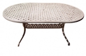 72 x 42 in. Oblong Weave Dining Table