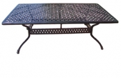 102 x 47 in. Rectangle Weave Dining Table