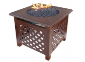 29 in. Square Firepit Table