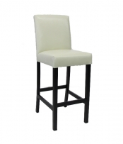 Haribo Leather Bar Chair — Cream