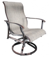 Marina Sling Dining Swivel Rocker