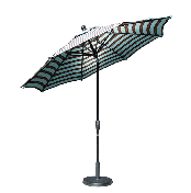 11 Ft Sunbrella® Aluminum Auto Tilt Umbrella
