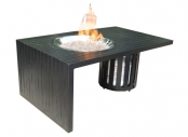 48 x 30 in. Round Monaco Firepit Table
