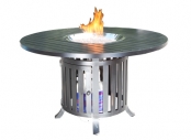50 in. Round Monaco Firepit Dining Table