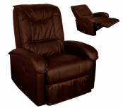 Riverdale Leather Relax Recliner — Brown