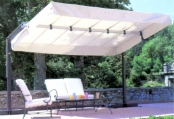 T15 12 x 8 Ft Rectangle Sunbrella® Freestanding Awning