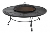 48 In. Wrought Iron Firepit