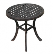 Weave 22 in. Round End Table