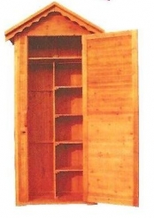 Wood Storage Outhouse